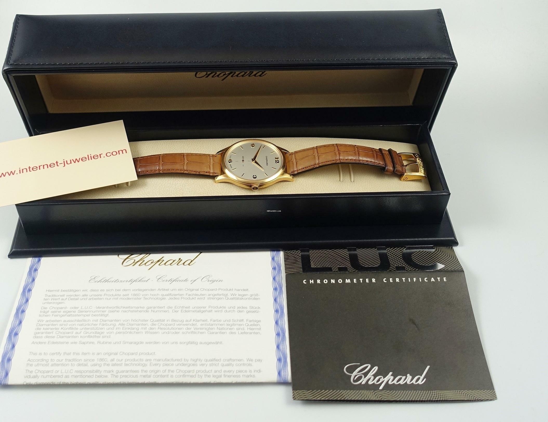 Thumbnail von Chopard L.U.C Xps L.u.c Small Seconde 750 Rosegold Full Set / Unworn