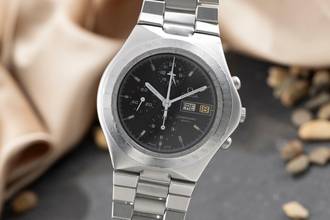 Thumbnail von Omega Speedmaster Mark V German Version Stahl Automatik Ref. 376.0806 Vintage