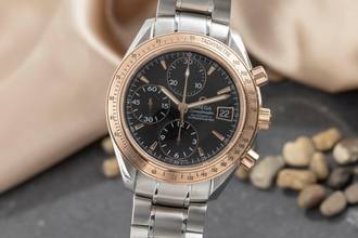 Thumbnail von Omega Speedmaster Date Chrono Stahl / Gold Automatik Ref. 323.21.40.40.01.001