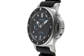Thumbnail von Panerai Submersible Automatik Herrenuhr Ref. PAM02683 B&P 2023