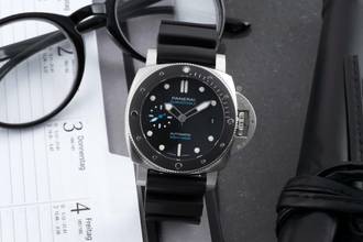 Thumbnail von Panerai Submersible Automatik Herrenuhr Ref. PAM02683 B&P 2023