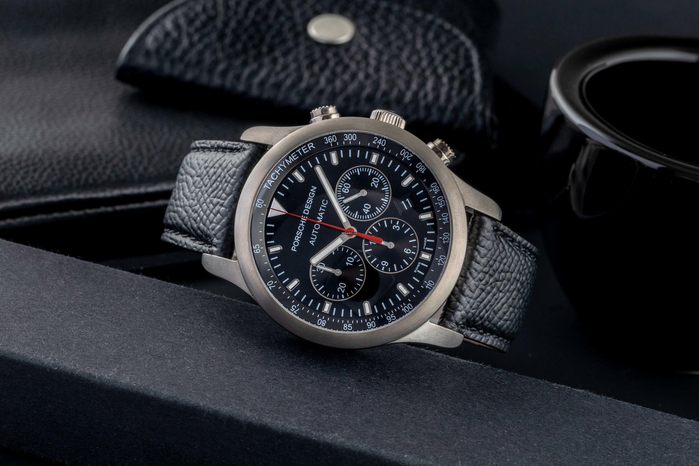 Thumbnail von Porsche Design Dashboard Chronograph Titan Automatik Ref. 6612.11.40 Papers