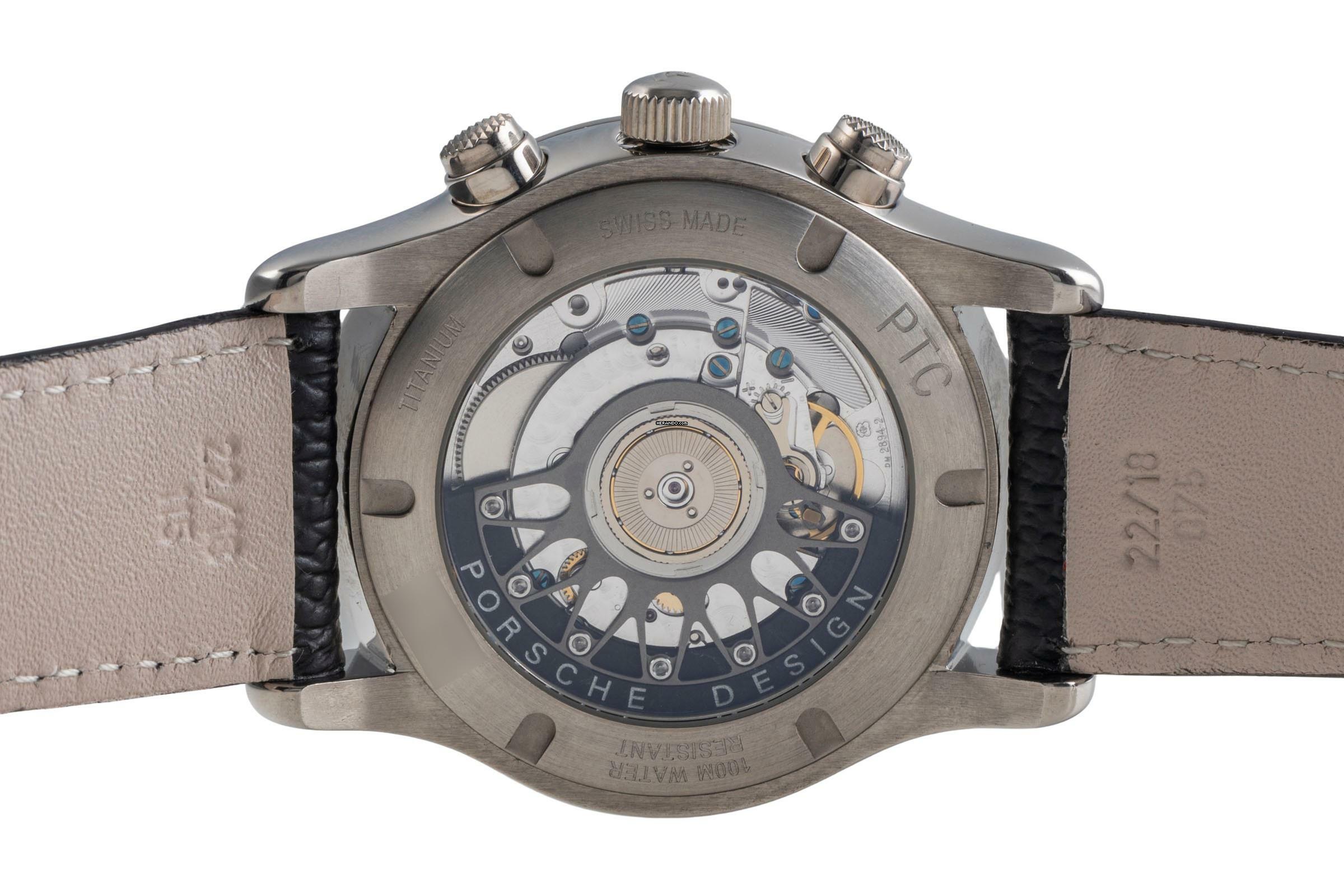 Thumbnail von Porsche Design Dashboard Chronograph Titan Automatik Ref. 6612.11.40 Papers