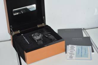 Thumbnail von Panerai Luminor Marina Logo PAM00005 PAM 005 DLC Blacked Out </h1>