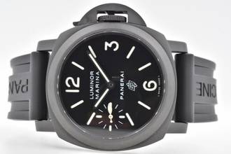 Thumbnail von Panerai Luminor Marina Logo PAM00005 PAM 005 DLC Blacked Out </h1>