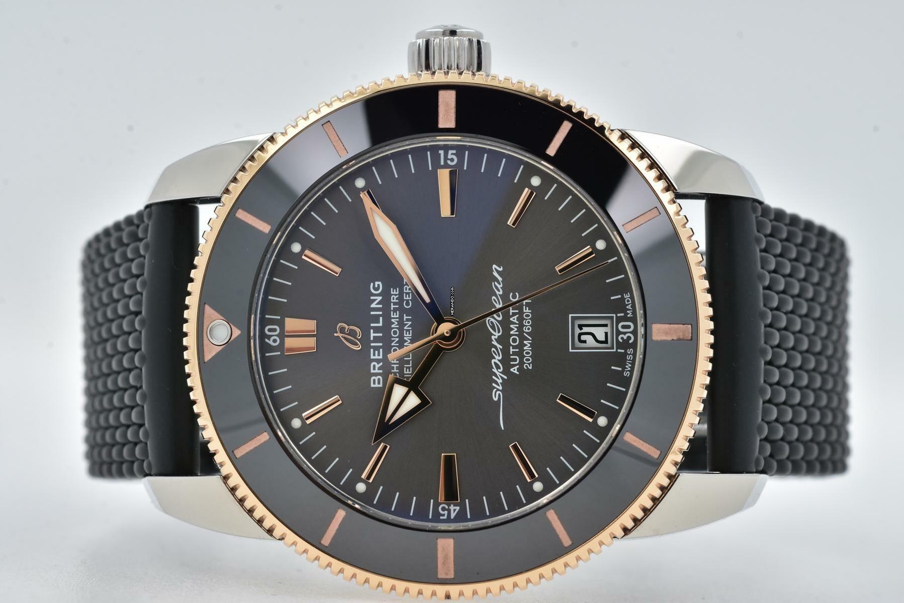  Breitling Superocean Heritage B20 Steel/Gold Limited to 100pcs UB20102A1B1S1 </h1> 