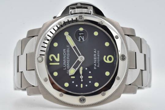  Panerai Luminor Submersible 44mm Titanium Steel PAM00170 Bracelet PAM 170 </h1> 
