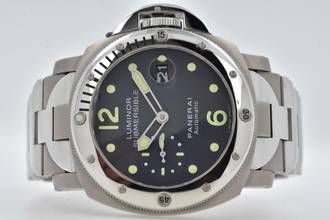 Thumbnail von Panerai Luminor Submersible 44mm Titanium Steel PAM00170 Bracelet PAM 170 </h1>