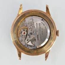 Thumbnail von Girard Perregaux Classic 35MM blue lacquered dial rose gold 18KT Automatic 1950’s </h1>