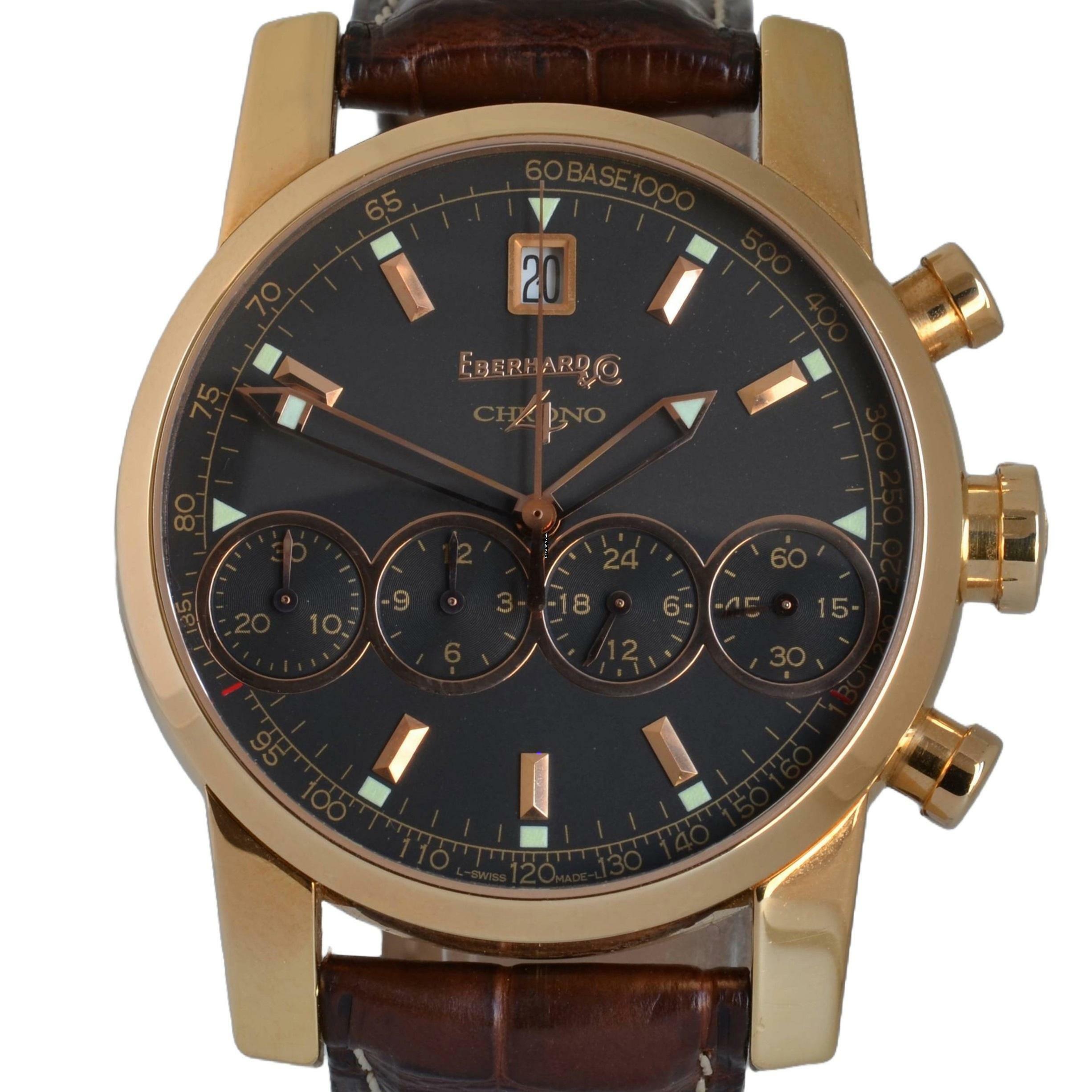 Thumbnail von Eberhard & Co. Chrono 4 30058 Rose gold 18KT Full Set 2005’s