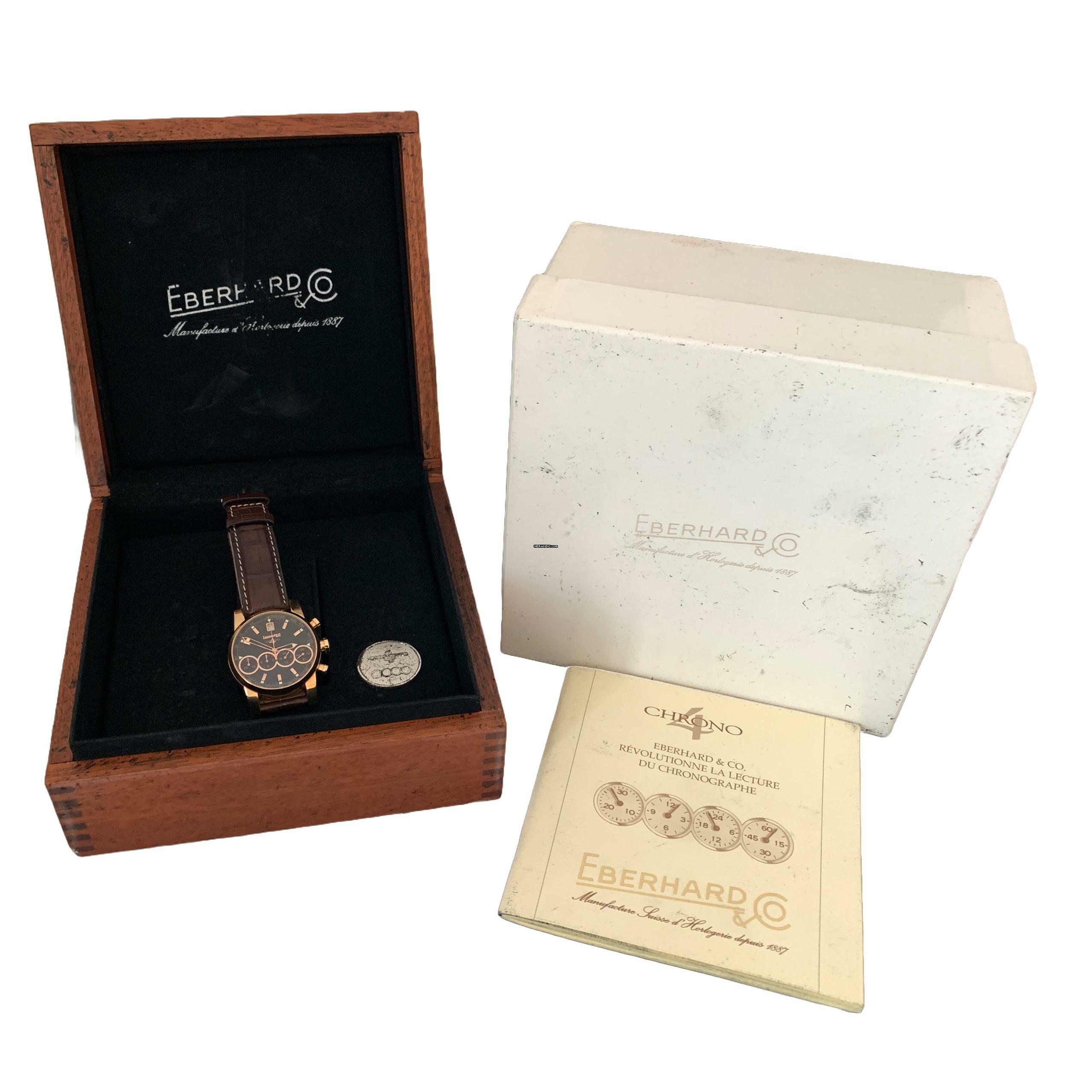 Thumbnail von Eberhard & Co. Chrono 4 30058 Rose gold 18KT Full Set 2005’s