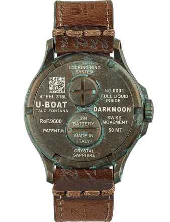  U-Boat 9600/A Herrenuhr Darkmoon Unico 45mm 50M 