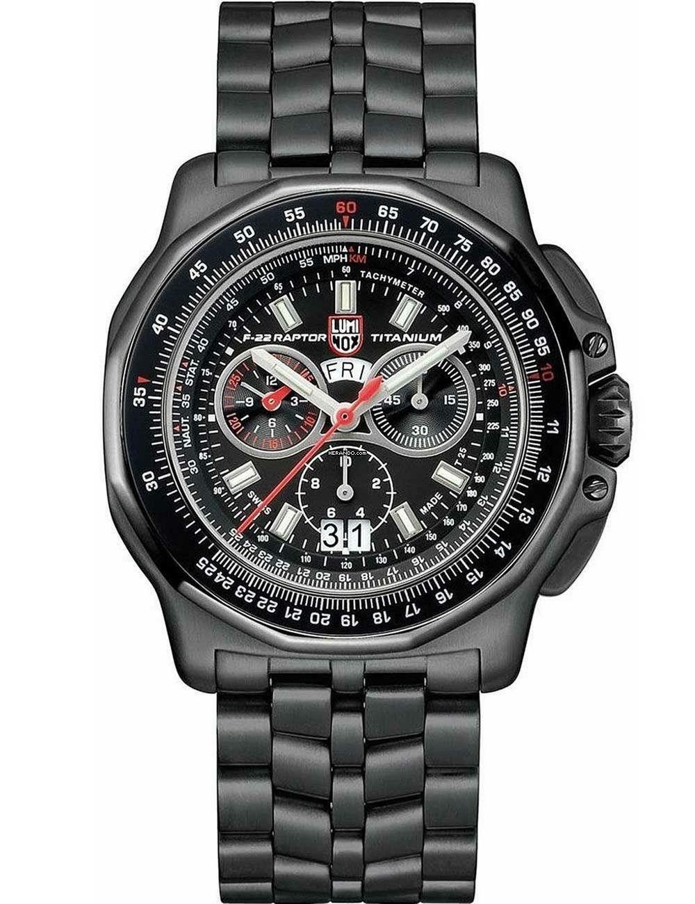  Luminox F-22 Raptor XA.9272 Herrenuhr F-22 Raptor Titanium Chronograph 