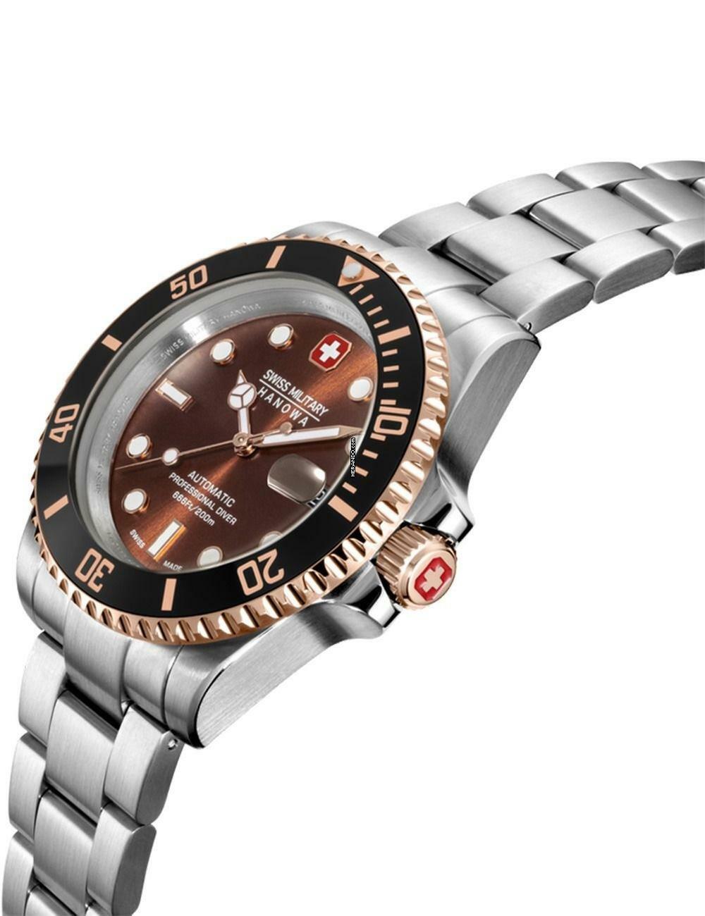  Swiss Military Hanowa SMWGL0006360 Herrenuhr Sealord Automatik 41mm 20ATM 