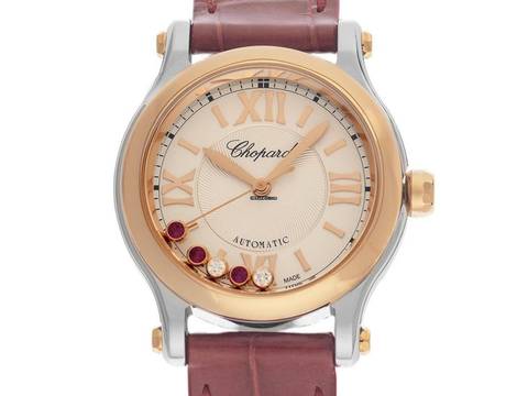  Chopard Happy Sport Diamanten Ref.278573-6026 2025 Full Set Ungetragen 
