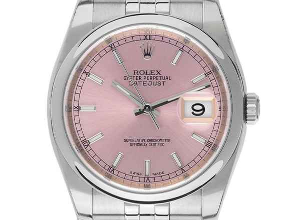  Rolex Datejust 36 Ref.116200 2016 Full Set wie Neu Vintage 