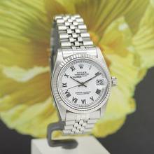 Thumbnail von Rolex Datejust 31 Medium Stahl/Weißgold Ref :68274 Box von 1993 </h1>
