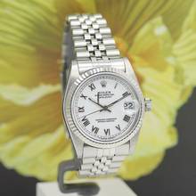 Thumbnail von Rolex Datejust 31 Medium Stahl/Weißgold Ref :68274 Box von 1993 </h1>