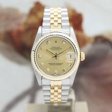 Thumbnail von Rolex Datejust 31 Medium Stahl/Gold Ref: 68273 Box & Papiere von 1997 </h1>