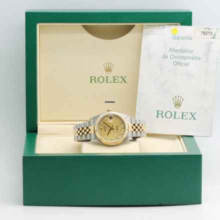 Rolex Datejust 31 Medium Stahl/Gold Ref : 78273 Box & Papiere von 2003 </h1> 