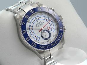 Thumbnail von Rolex Yacht-Master II 116680 2019 Edelstahl Chronograph Automatik Stahl Stainless Steel Oyster-band Chronometer White Dial </h1>