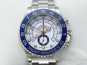 Thumbnail von Rolex Yacht-Master II 116680 2019 Edelstahl Chronograph Automatik Stahl Stainless Steel Oyster-band Chronometer White Dial </h1>