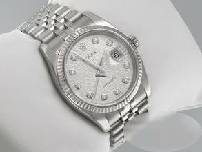 Thumbnail von Rolex Datejust 36 36mm 116234 Stahl Weissgold 750 Diamanten Automatik Stainless Steel 18kt White Gold Jubilé-band Chronometer Oyster </h1>