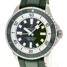 Thumbnail von Breitling Superocean 44 Green – A17376A31L1S1 – NEW & UNWORN – 07/2025 Full Set
