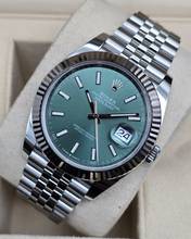 Thumbnail von Rolex Datejust 41 41mm 126334-0028 Mint Green Jubilee Unworn/New Condition Full Set 2-2026
