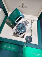 Thumbnail von Rolex Datejust 41 41mm 126334-0028 Mint Green Jubilee Unworn/New Condition Full Set 2-2026