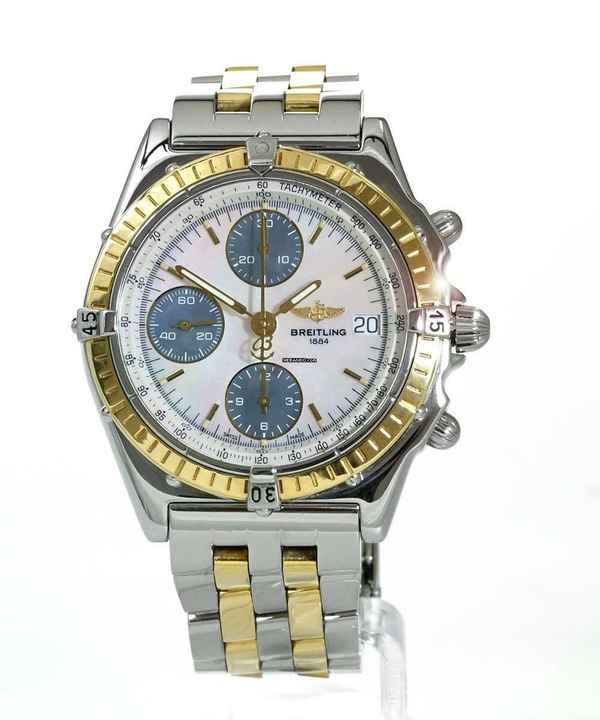  Breitling Chronomat Automatik mit Goldlünette 18 ct Ref. D13050.1 