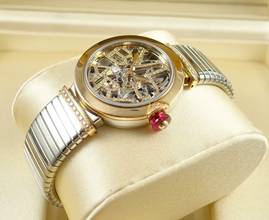 Thumbnail von Bulgari Lucea Skeleton Rosegold/Stahl Brillanten Full Set / Neuware