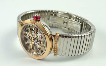 Thumbnail von Bulgari Lucea Skeleton Rosegold/Stahl Brillanten Full Set / Neuware