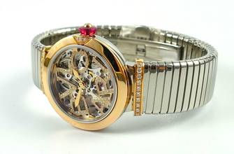 Thumbnail von Bulgari Lucea Skeleton Rosegold/Stahl Brillanten Full Set / Neuware