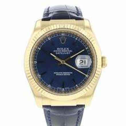  Rolex Datejust 36 Yellow Gold Blue Dial </h1> 
