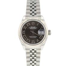 Thumbnail von Rolex Lady-Datejust 28 Steel Jubilee Fluted Grey Roman Dial </h1>