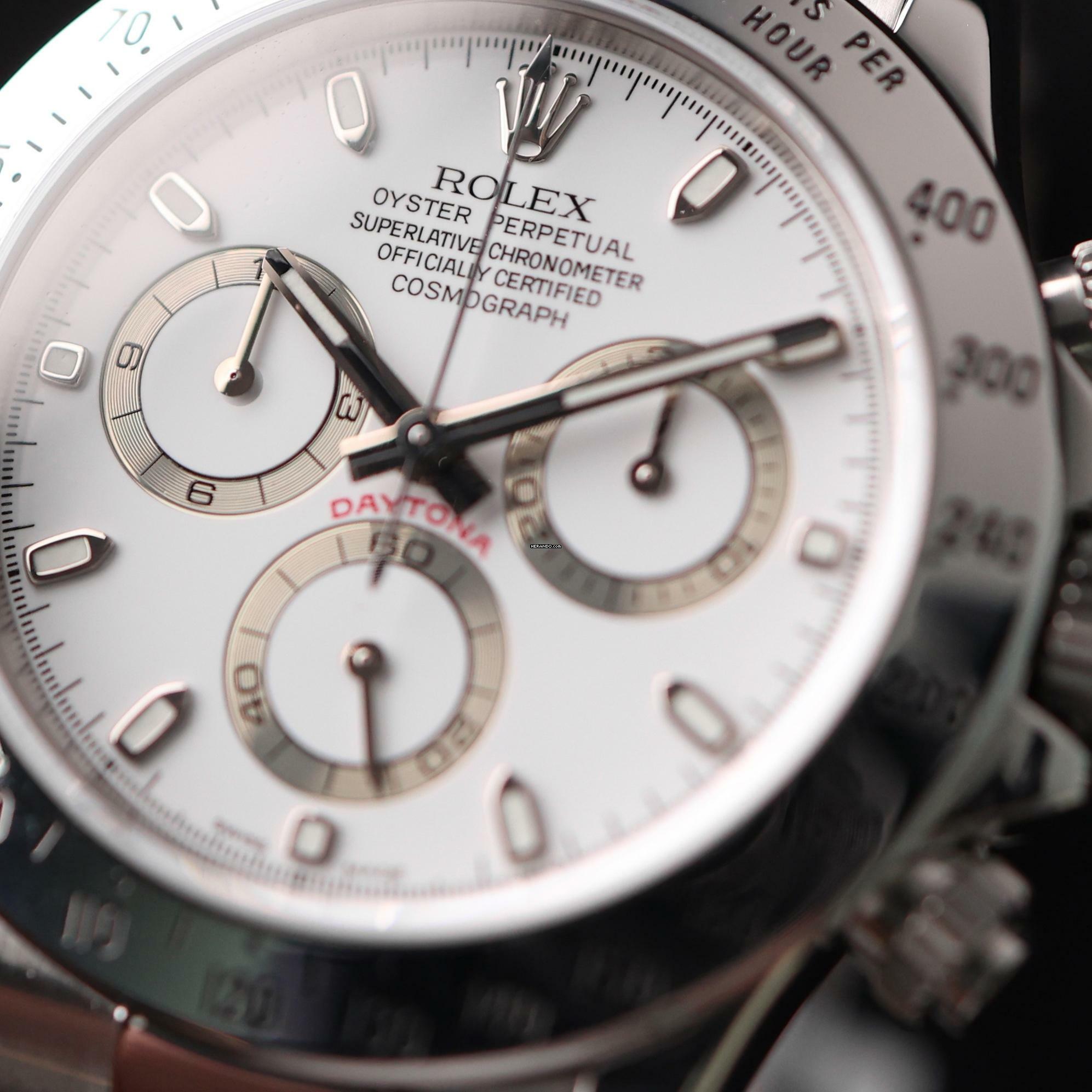 Thumbnail von Rolex Daytona Steel White Dial </h1>