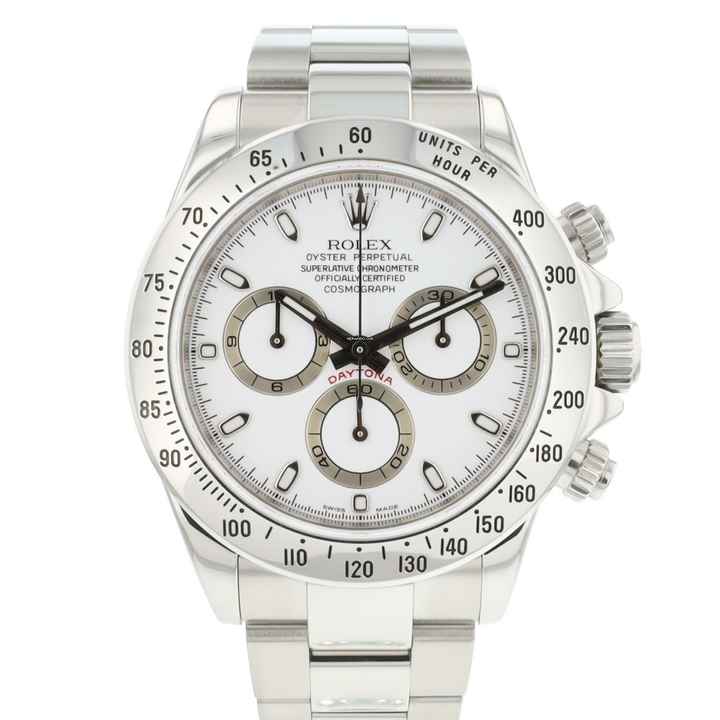  Rolex Daytona Steel White Dial </h1> 