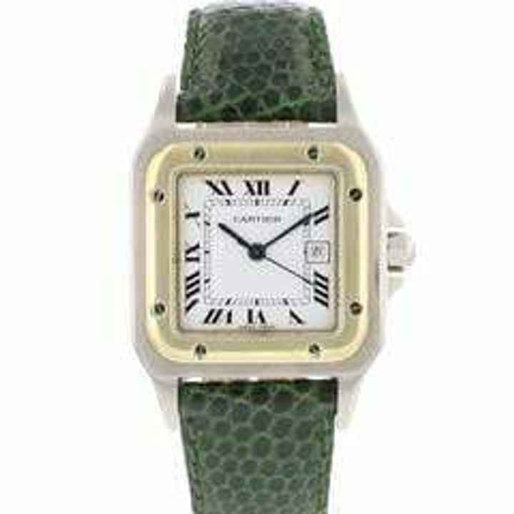  Cartier Santos Carree GM Steel/Gold </h1> 