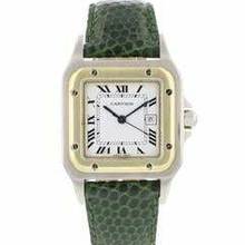 Thumbnail von Cartier Santos Carree GM Steel/Gold </h1>