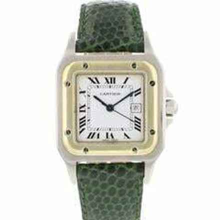  Cartier Santos Carree GM Steel/Gold </h1> 