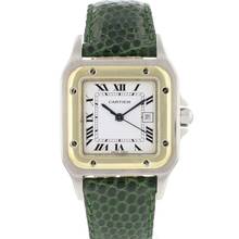 Thumbnail von Cartier Santos Carree GM Steel/Gold </h1>