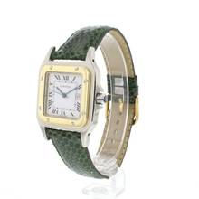 Thumbnail von Cartier Santos Carree GM Steel/Gold </h1>