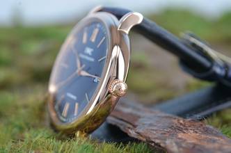 Thumbnail von IWC Portofino Automatic 40 Automatic 18kt. Rosègold Blue Dial B&P IW356522 </h1>