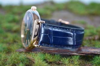 Thumbnail von IWC Portofino Automatic 40 Automatic 18kt. Rosègold Blue Dial B&P IW356522 </h1>