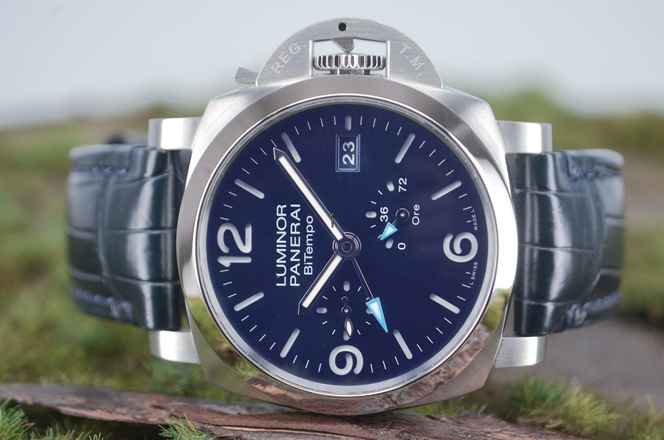  Panerai Luminor 1950 44mm BiTempo GMT Power Reserve Referenz PAM 01361 </h1> 