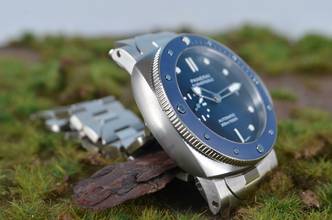 Thumbnail von Panerai Submersible 42mm Blu Notte Herrenuhr Ref. PAM02068 </h1>