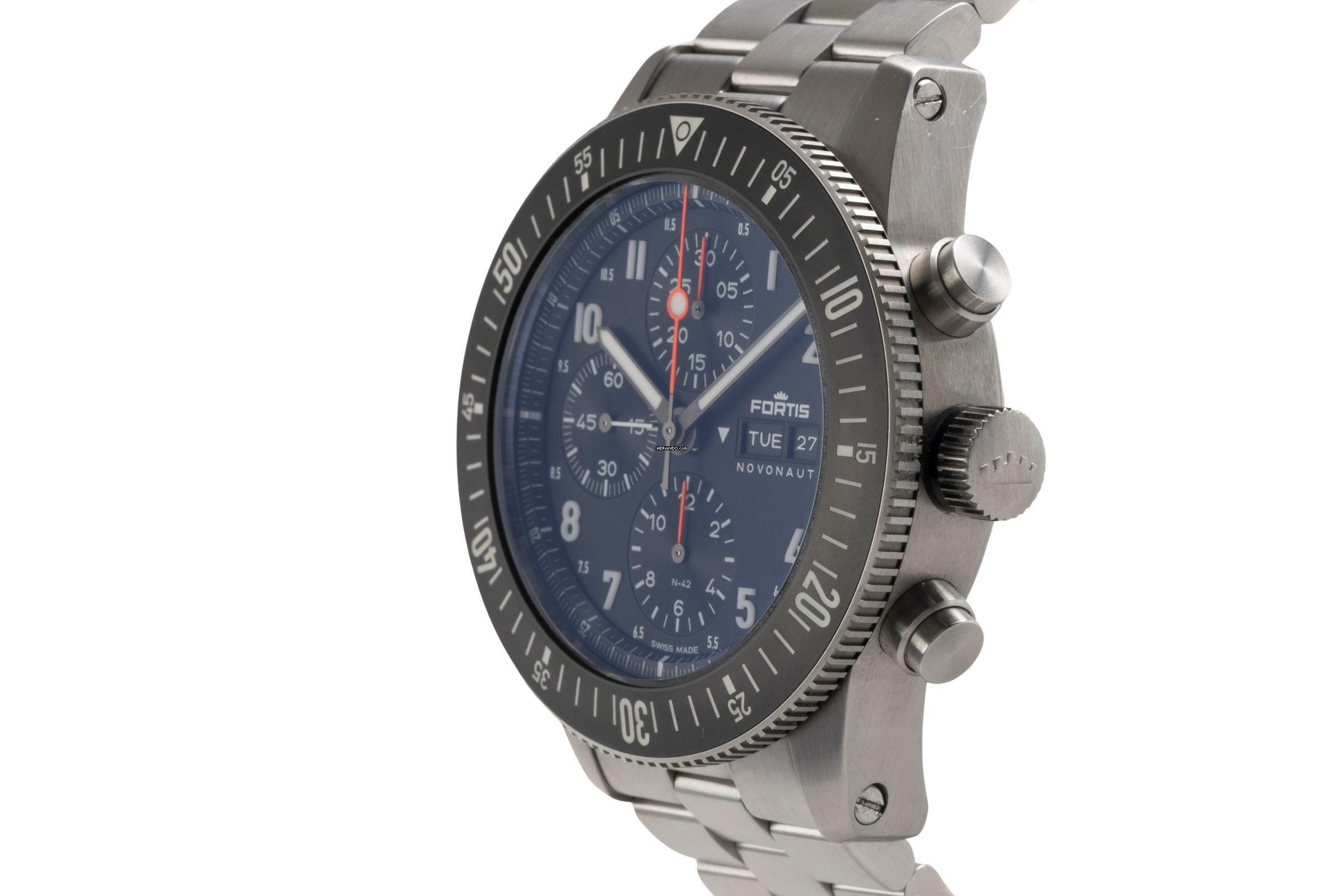 Thumbnail von Fortis Novonaut N-42 Chronograph Legacy Edition Stahl Automatik Ref. W.204.0020