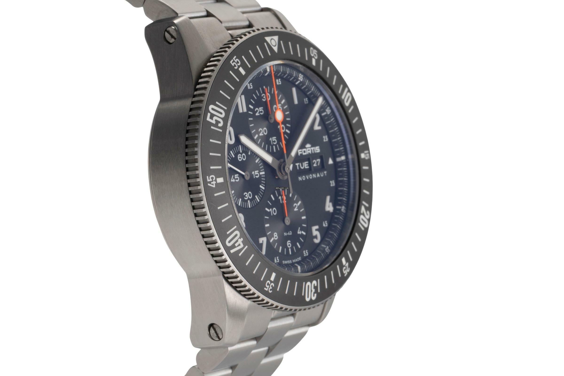 Thumbnail von Fortis Novonaut N-42 Chronograph Legacy Edition Stahl Automatik Ref. W.204.0020
