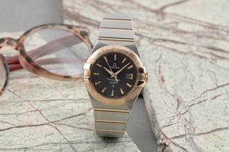 Thumbnail von Omega Constellation Ladies Stahl / Gold Automatik Damenuhr Ref. 123.20.31.20.13.001